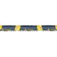 Marklin 8819 Z Scale Alaska Railroad EMD F7 ABA Diesel Locomotive Set EX