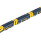 Marklin 8819 Z Scale Alaska Railroad EMD F7 ABA Diesel Locomotive Set EX
