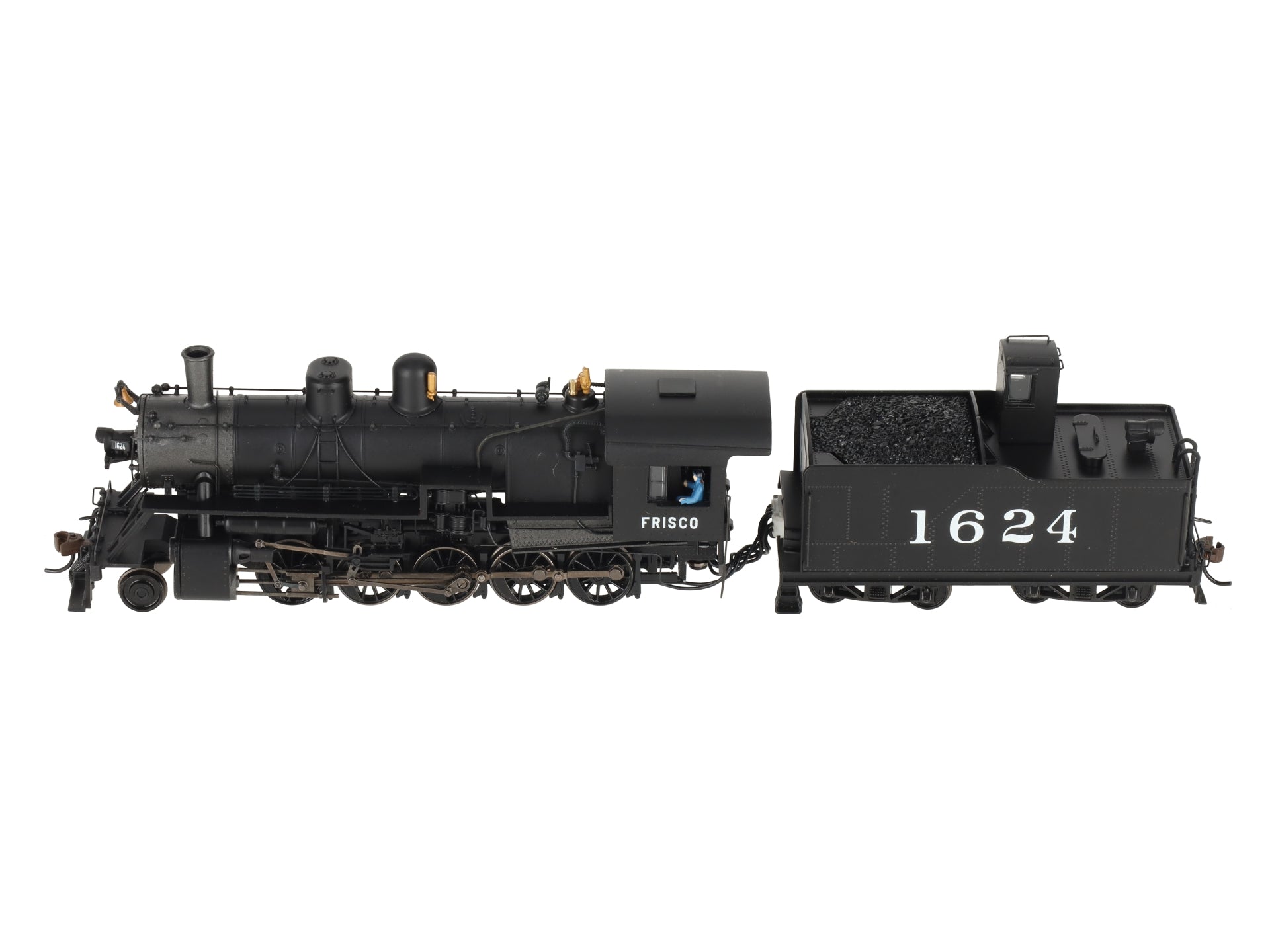 Bachmann 85403 HO Frisco 2-10-0 Decapod Steam Locomotive #1624w/DCC/WowSound EX/Box