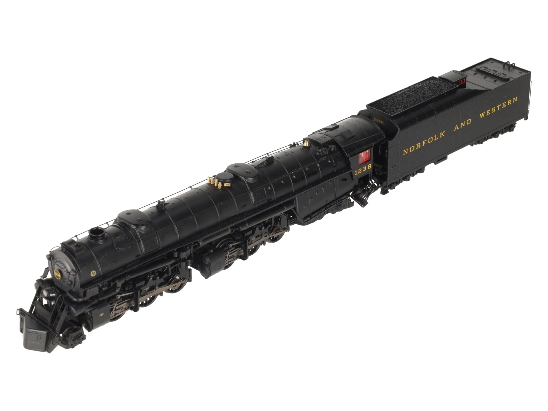 Broadway Limited 4480 HO N&W Class A 2-6-6-4 Steam Loco #1238 with 22i Tender LN/Box