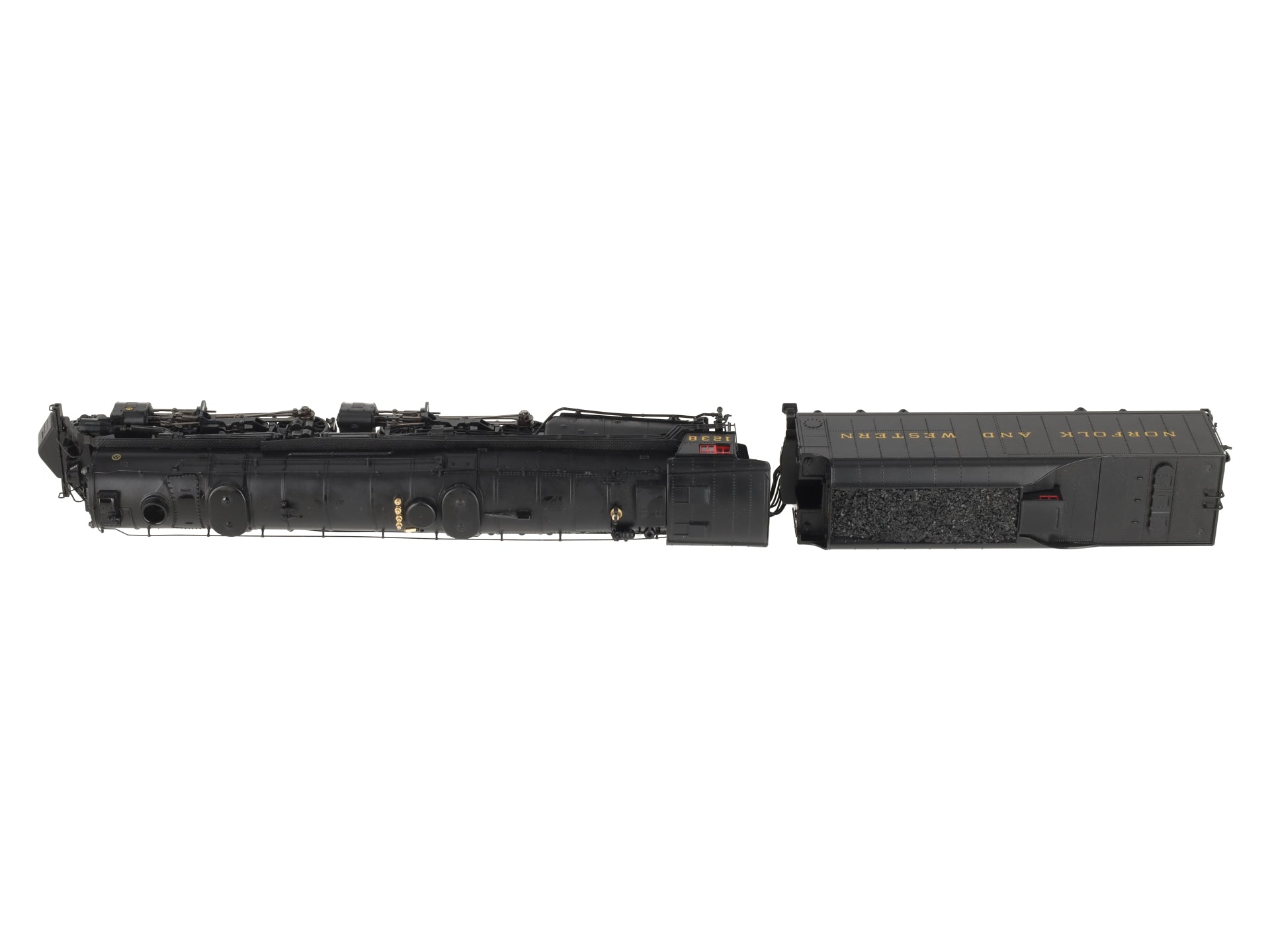 Broadway Limited 4480 HO N&W Class A 2-6-6-4 Steam Loco #1238 with 22i Tender LN/Box
