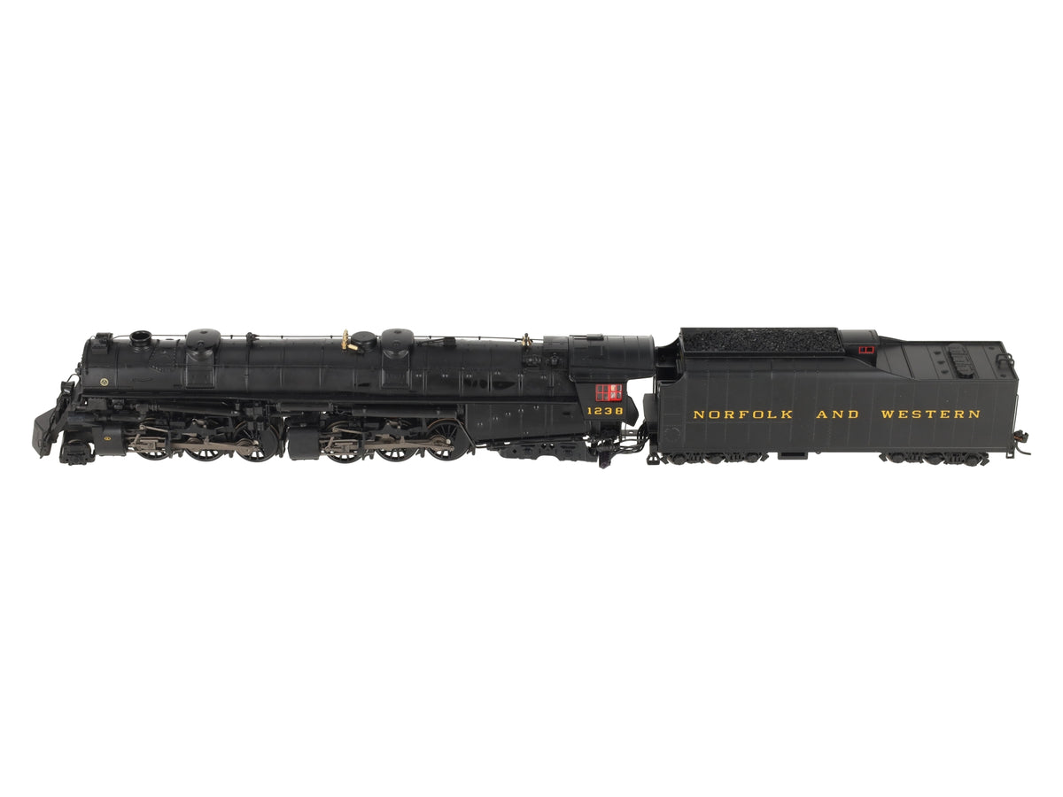 Broadway Limited 4480 HO N&W Class A 2-6-6-4 Steam Loco #1238 with 22i Tender LN/Box