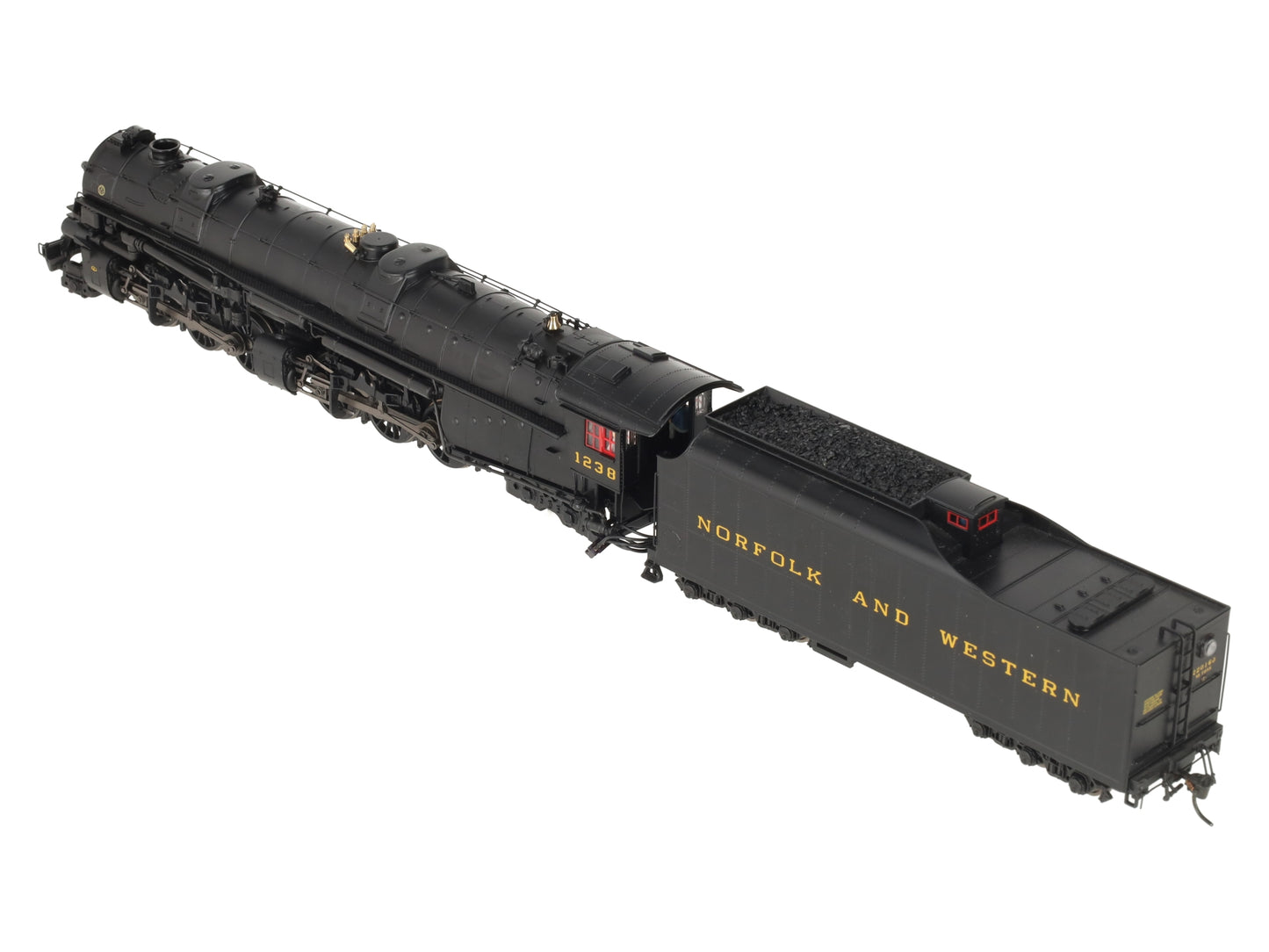 Broadway Limited 4480 HO N&W Class A 2-6-6-4 Steam Loco #1238 with 22i Tender LN/Box