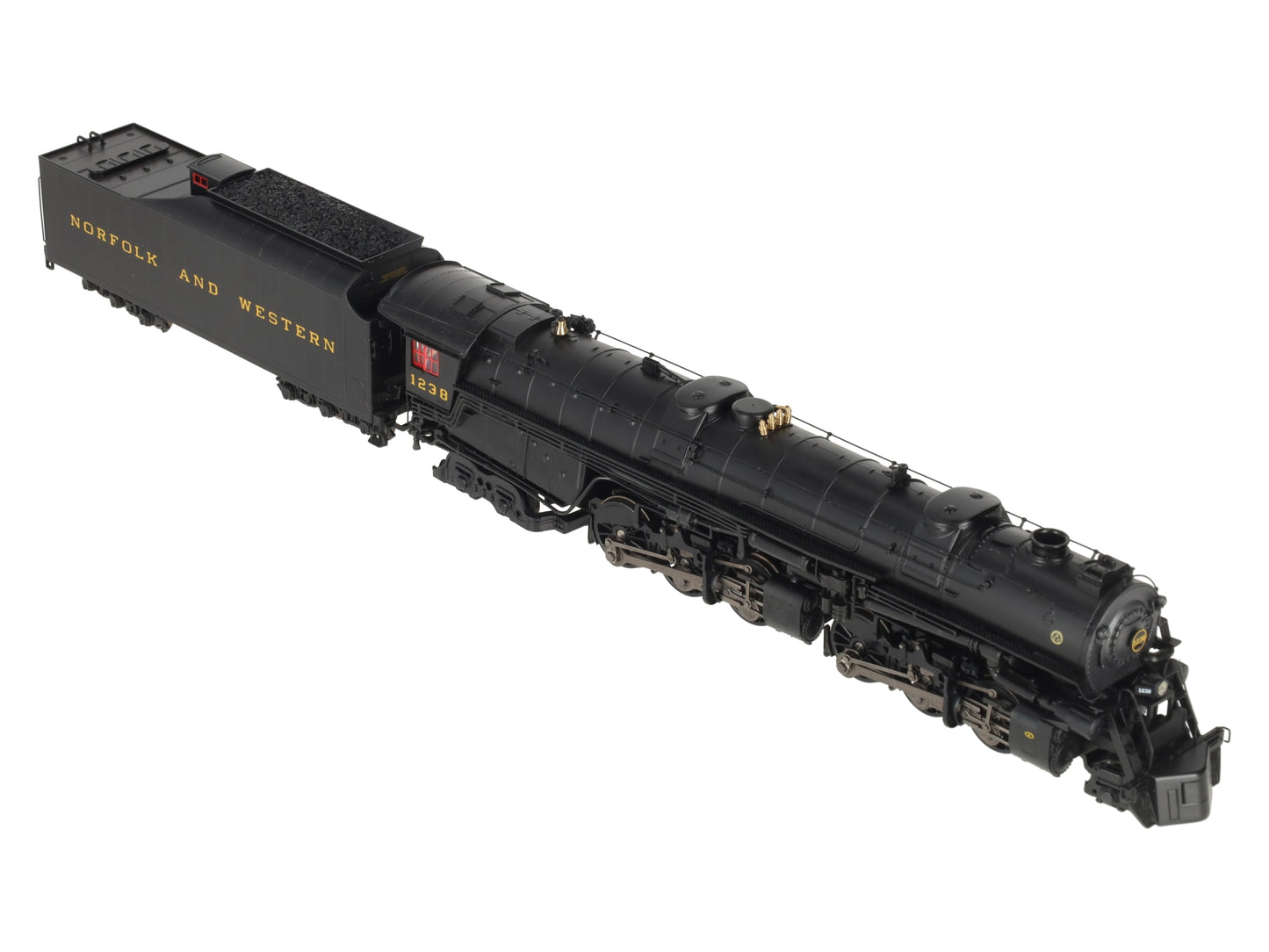Broadway Limited 4480 HO N&W Class A 2-6-6-4 Steam Loco #1238 with 22i Tender LN/Box