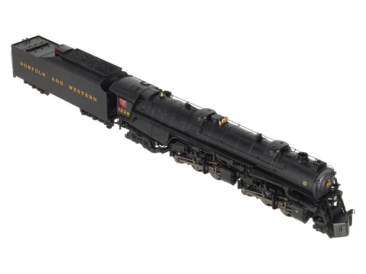 Broadway Limited 4480 HO N&W Class A 2-6-6-4 Steam Loco #1238 with 22i Tender LN/Box