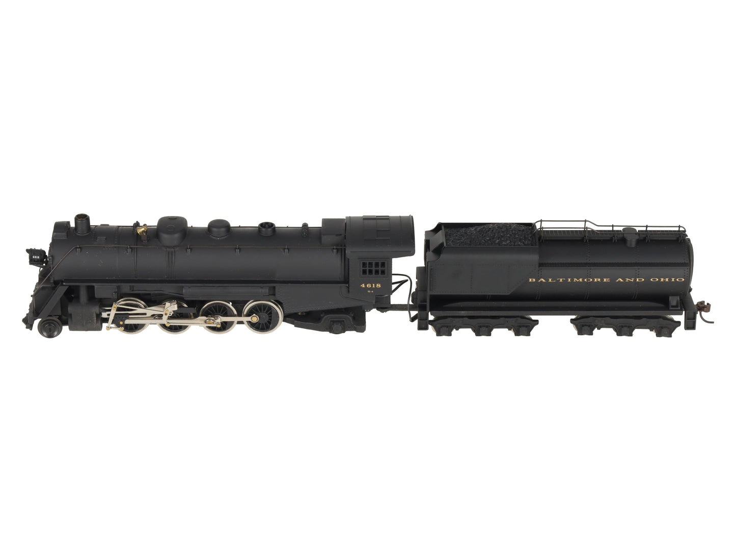 Mantua 348-025 HO Baltimore & Ohio 2-8-2 Mikado Steam Engine w/Vandy Tender#4618 EX/Box