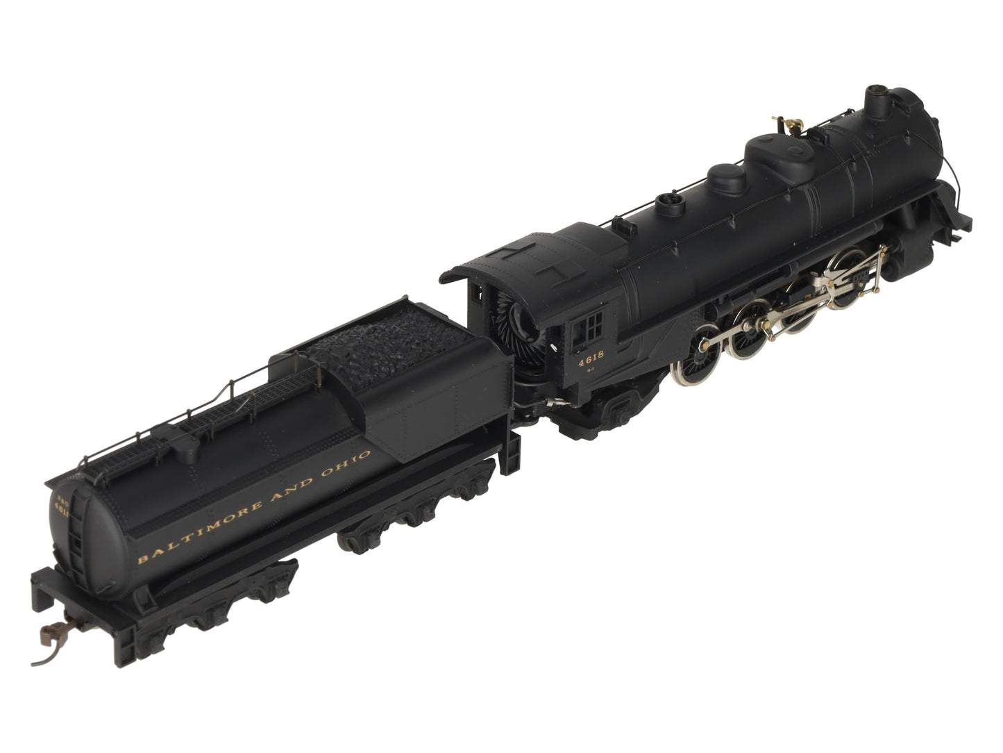 Mantua 348-025 HO Baltimore & Ohio 2-8-2 Mikado Steam Engine w/Vandy Tender#4618 EX/Box
