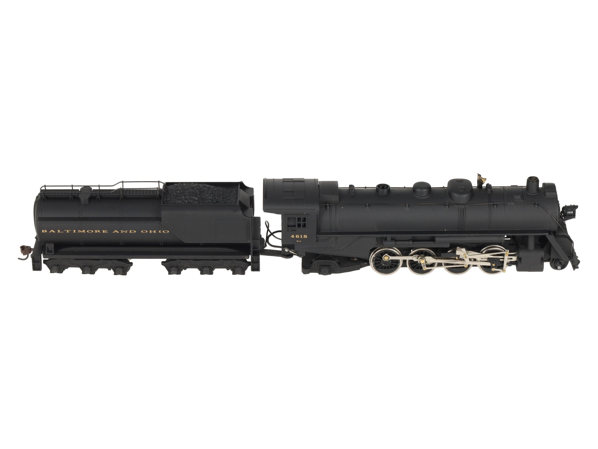 Mantua 348-025 HO Baltimore & Ohio 2-8-2 Mikado Steam Engine w/Vandy Tender#4618 EX/Box