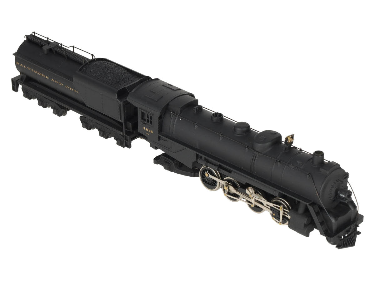 Mantua 348-025 HO Baltimore & Ohio 2-8-2 Mikado Steam Engine w/Vandy Tender#4618 EX/Box