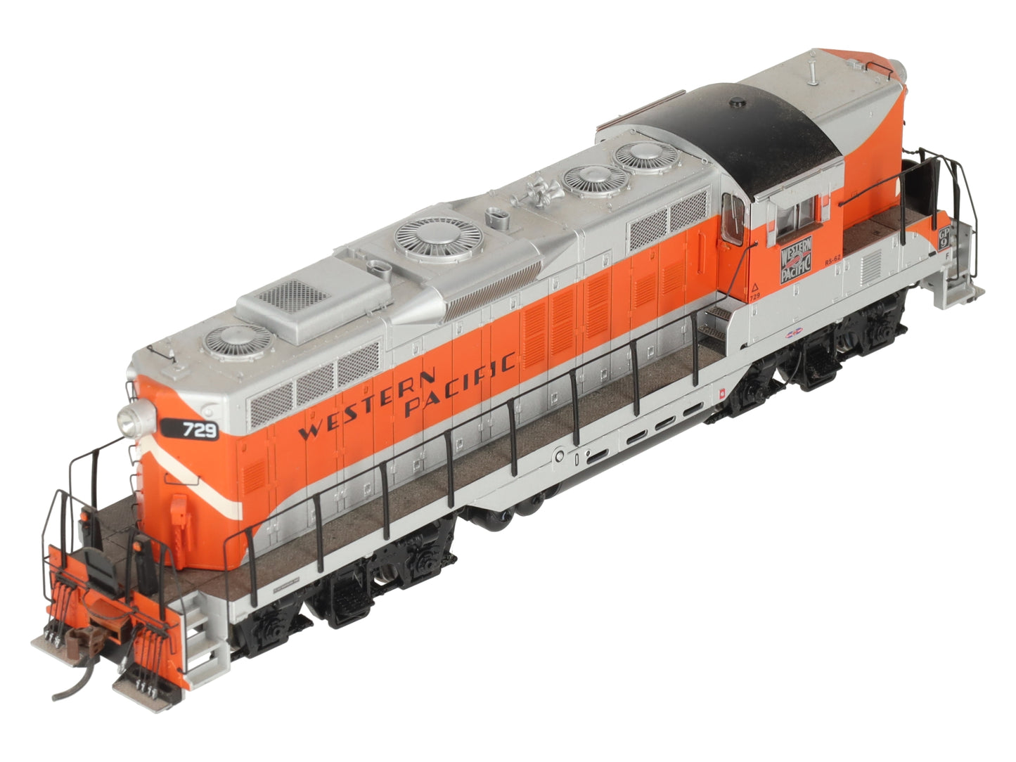 Athearn G62649 HO Genesis Western Pacific GP9 W/DCC & Sound # 729 EX/Box