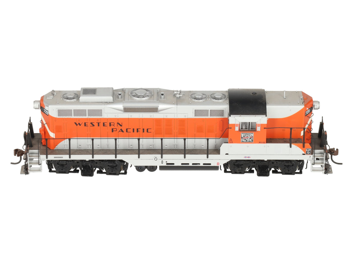 Athearn G62649 HO Genesis Western Pacific GP9 W/DCC & Sound # 729 EX/Box