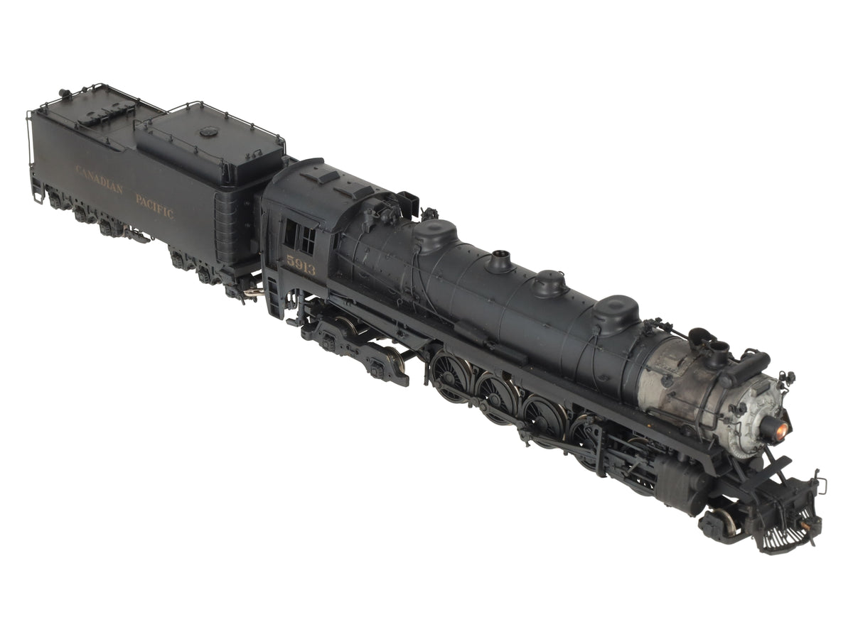 V-H Models HO BRASS CPR Selkirk 2-10-4 T-1a Steam Locomotive & Tender -Painted/Box