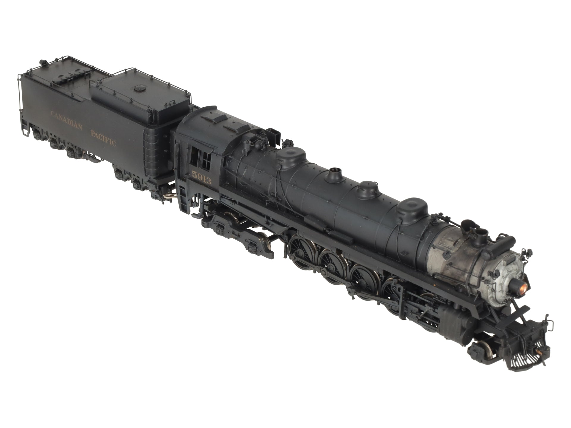 V-H Models HO BRASS CPR Selkirk 2-10-4 T-1a Steam Locomotive & Tender -Painted/Box