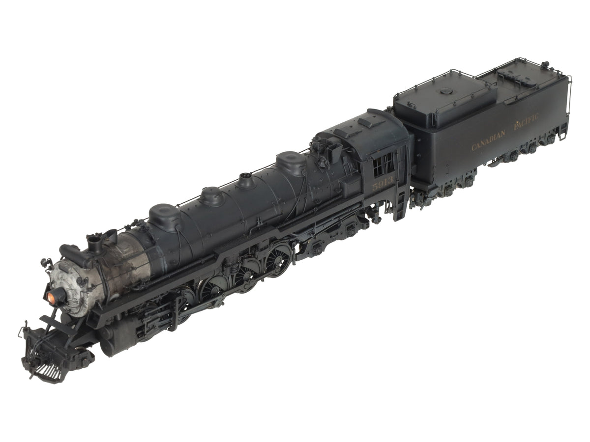 V-H Models HO BRASS CPR Selkirk 2-10-4 T-1a Steam Locomotive & Tender -Painted/Box