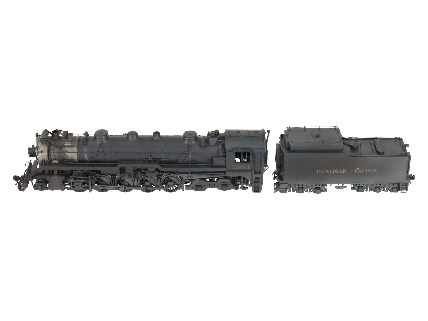 V-H Models HO BRASS CPR Selkirk 2-10-4 T-1a Steam Locomotive & Tender -Painted/Box