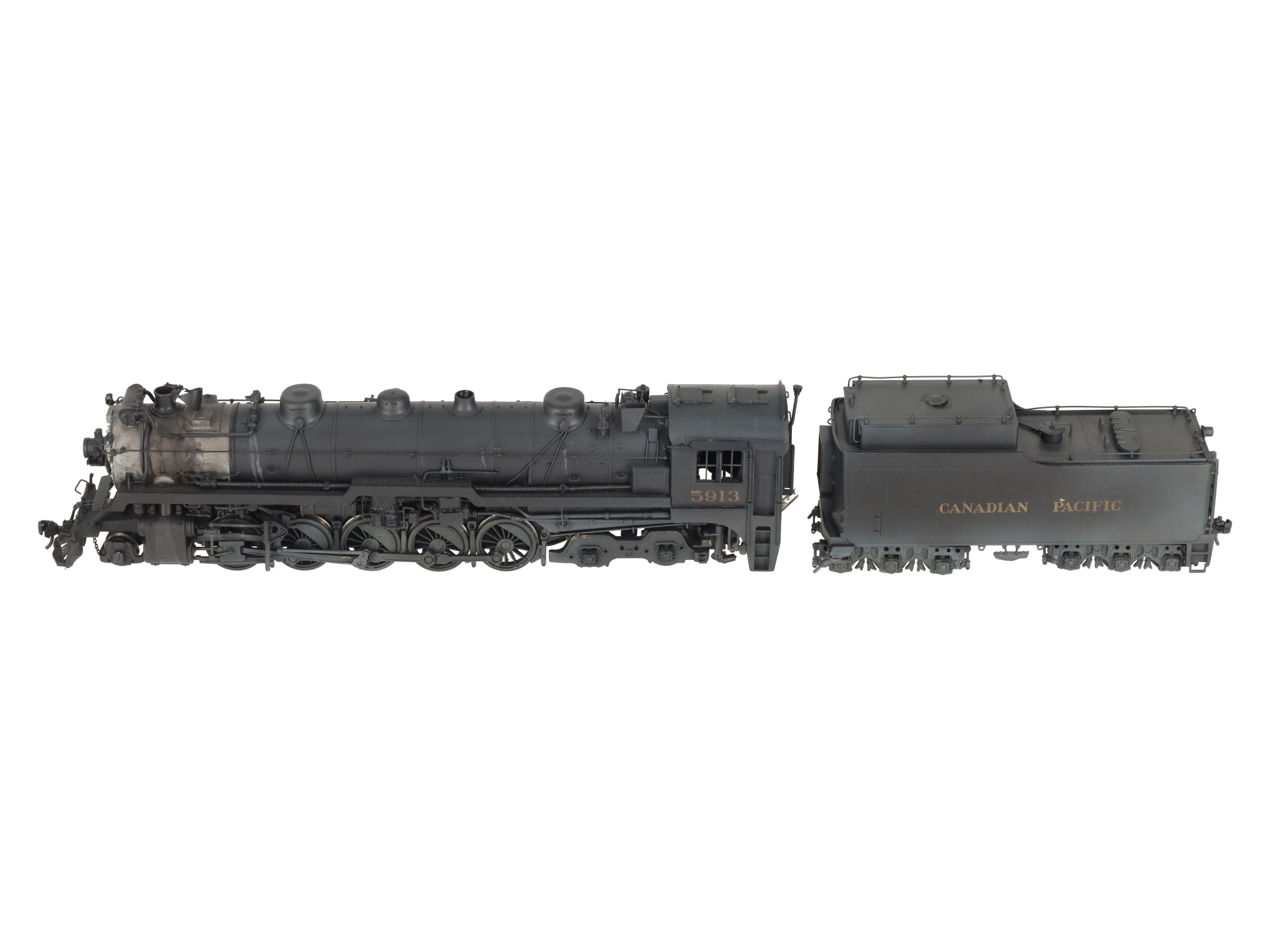 V-H Models HO BRASS CPR Selkirk 2-10-4 T-1a Steam Locomotive & Tender -Painted/Box