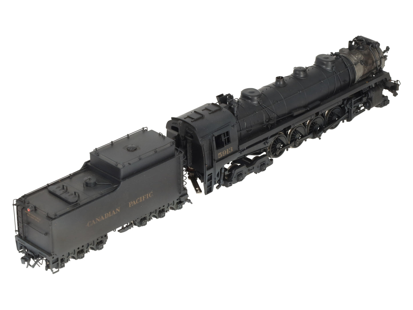 V-H Models HO BRASS CPR Selkirk 2-10-4 T-1a Steam Locomotive & Tender -Painted/Box