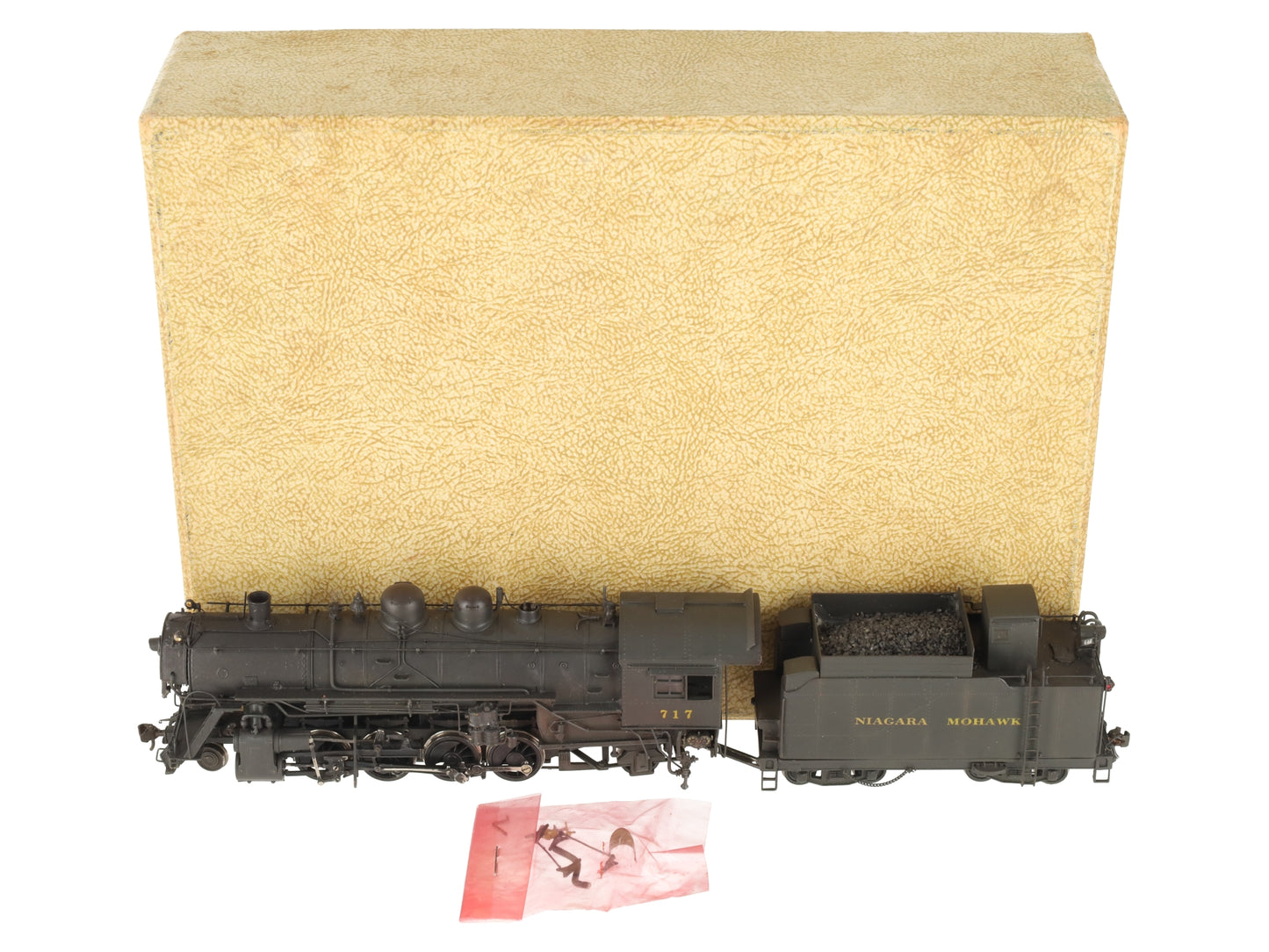 Sunset Models HO BRASS Niagara Mohawk 2-8-2 (FWH) Steam Loco & Tender/Box