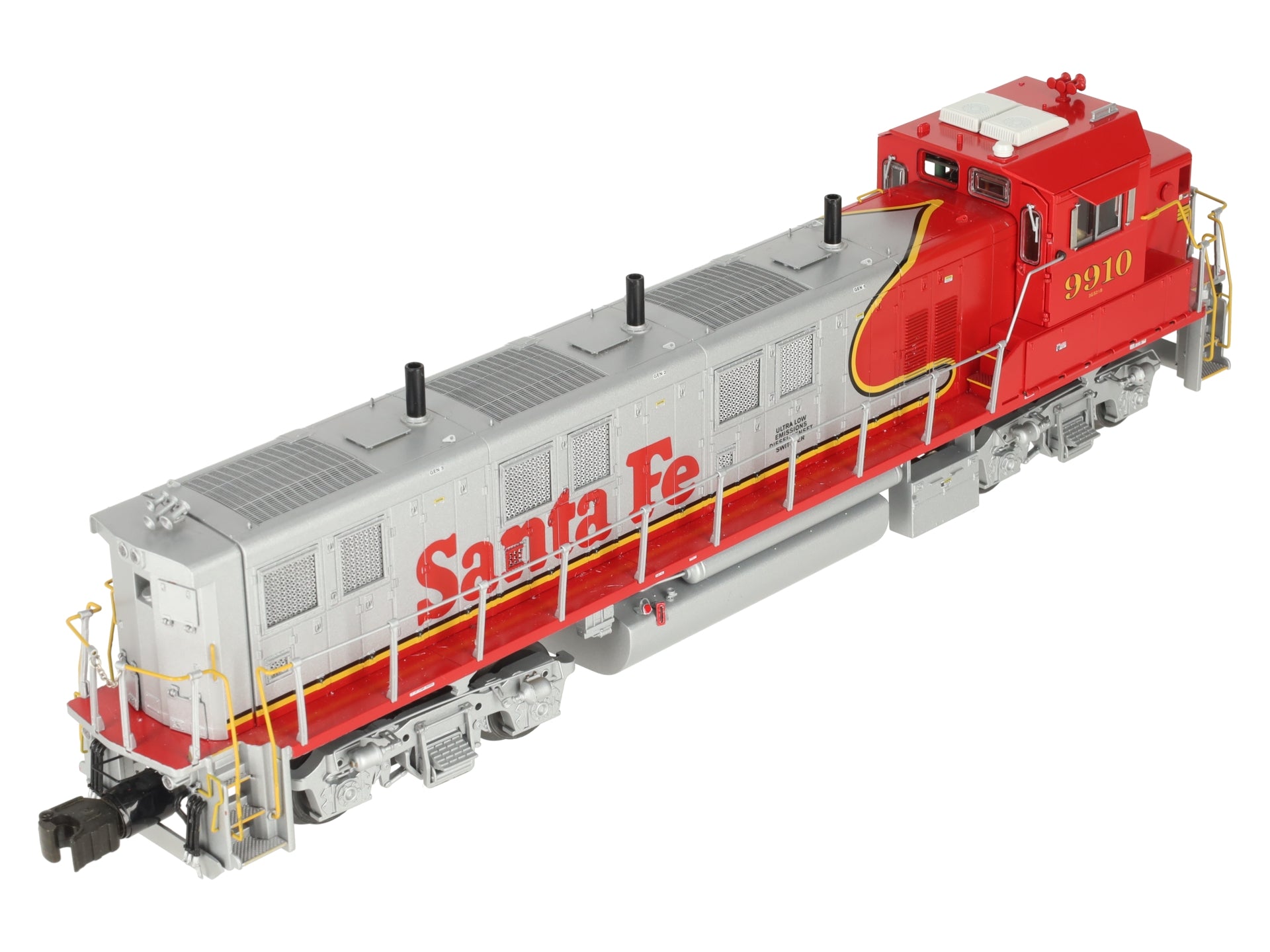 Lionel 6-38547 Santa Fe Legacy Warbonnet Genset Diesel Switcher #9910 EX