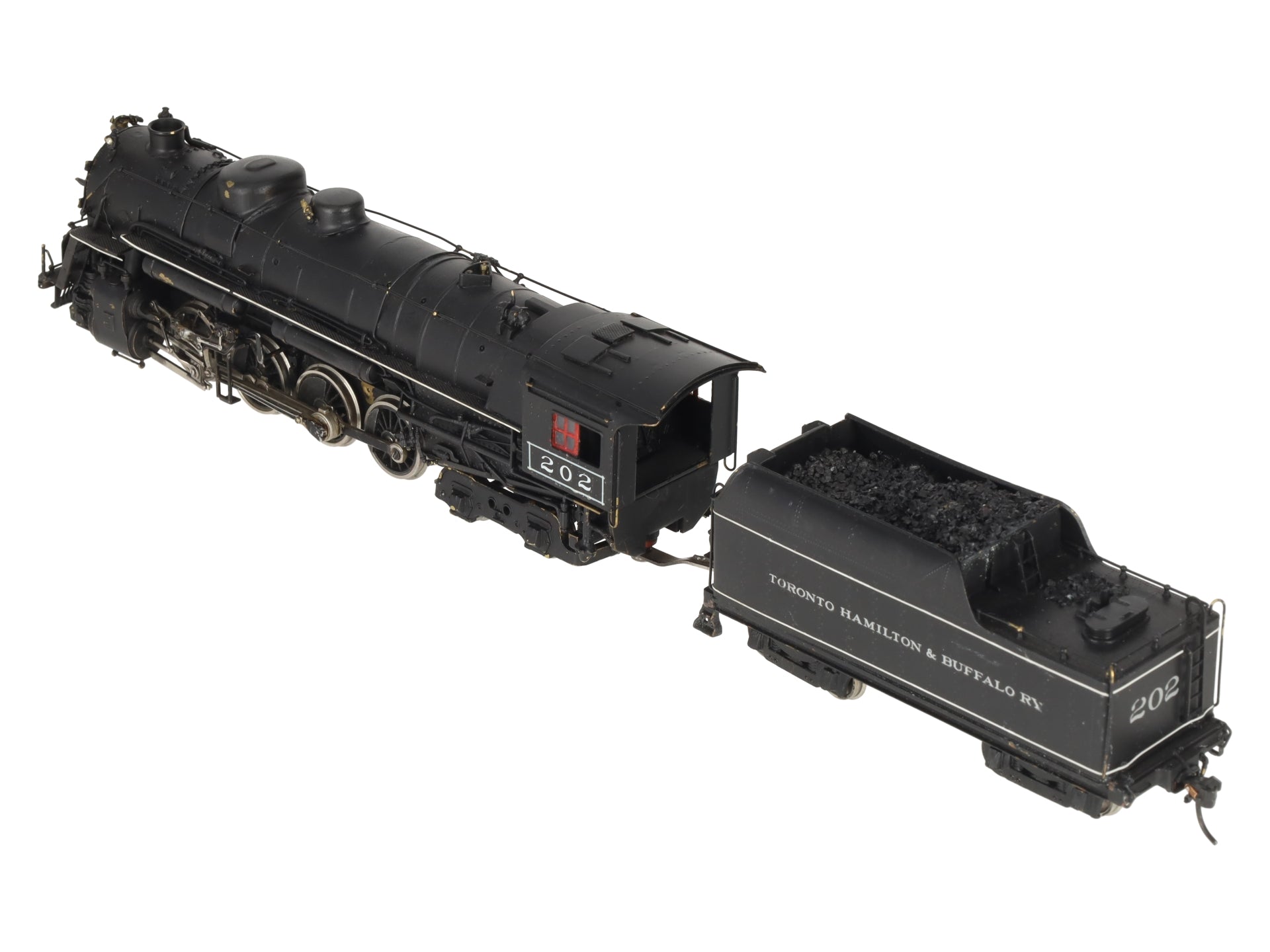 United Scale Models HO BRASS 2-8-4 Steam Locomotive & Tender -Painted