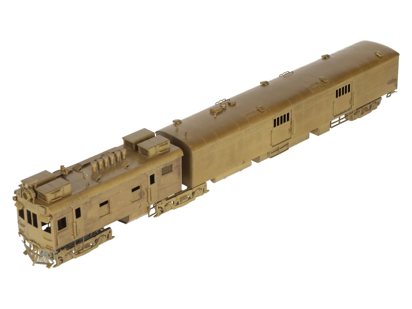 Hallmark Models M-190 HO Scale Brass ATSF Articulated Gas-Electric Engine VG/Box