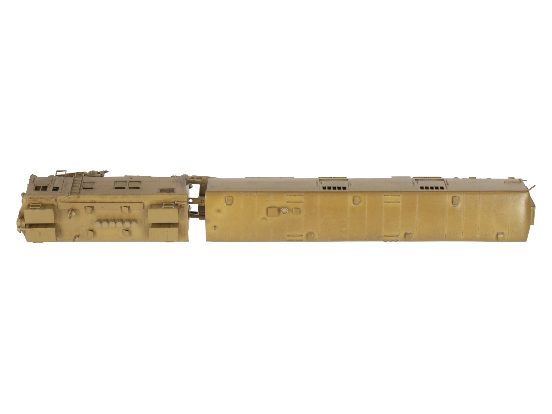 Hallmark Models M-190 HO Scale Brass ATSF Articulated Gas-Electric Engine VG/Box