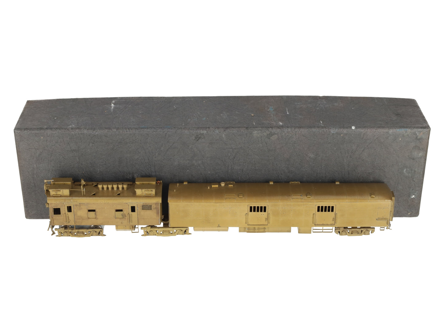 Hallmark Models M-190 HO Scale Brass ATSF Articulated Gas-Electric Engine VG/Box