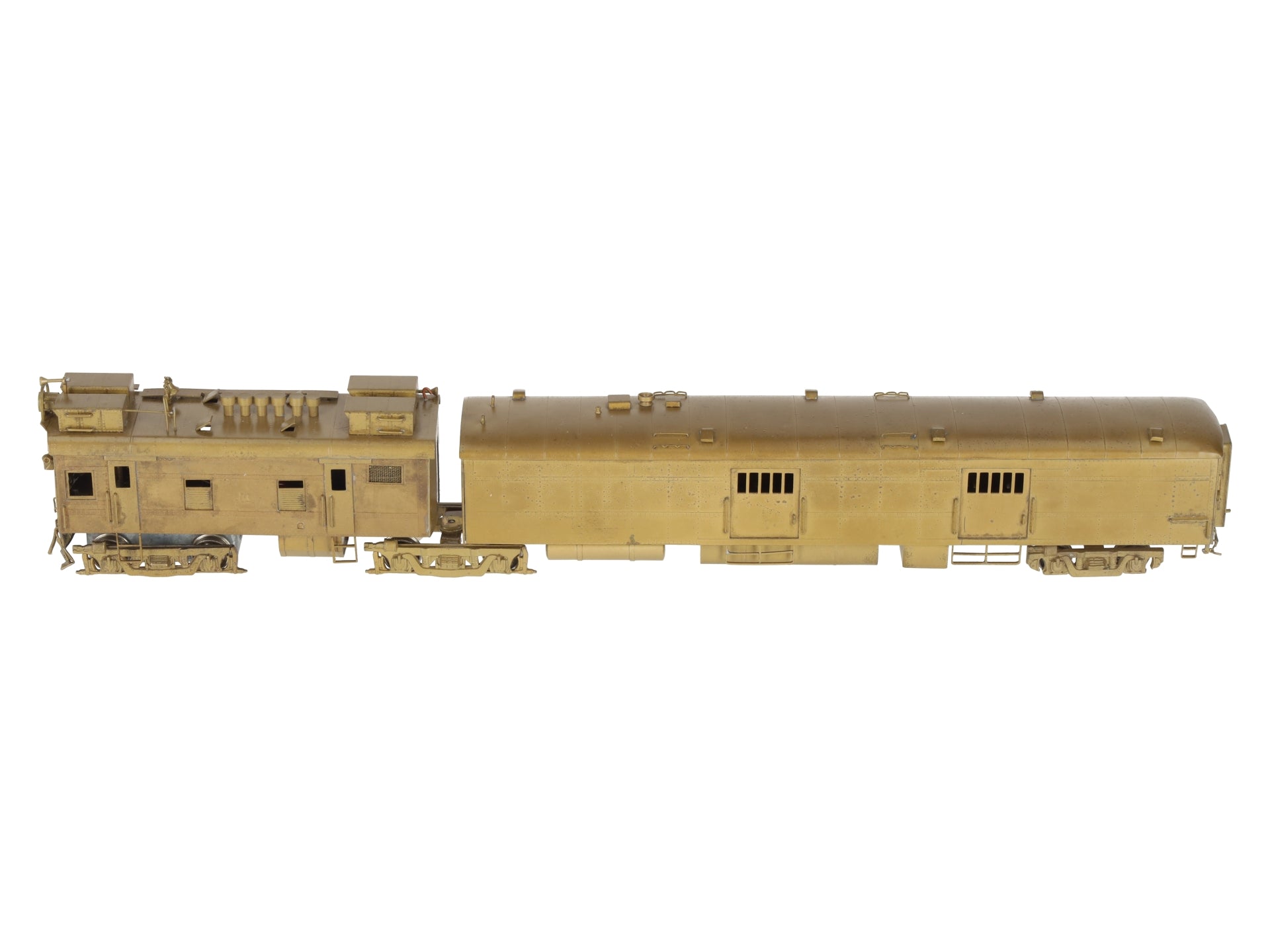 Hallmark Models M-190 HO Scale Brass ATSF Articulated Gas-Electric Engine VG/Box