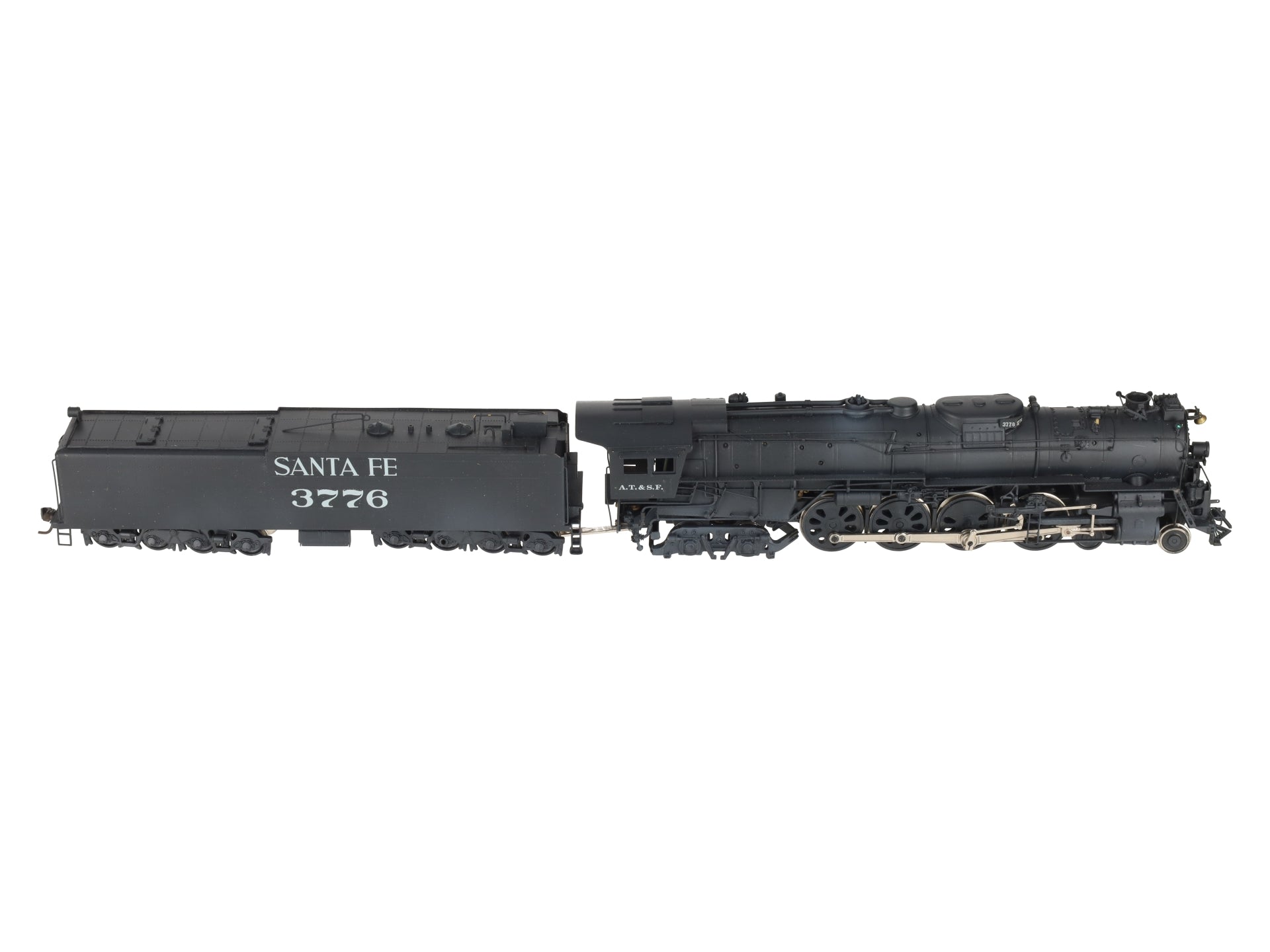 United Scale Models HO Scale BRASS ATSF 4-8-4 Steam Loco & Tender #3776/Box