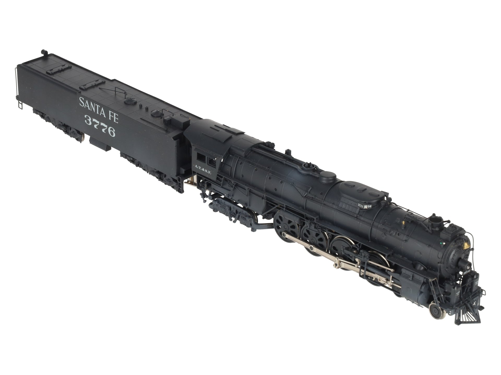United Scale Models HO Scale BRASS ATSF 4-8-4 Steam Loco & Tender #3776/Box