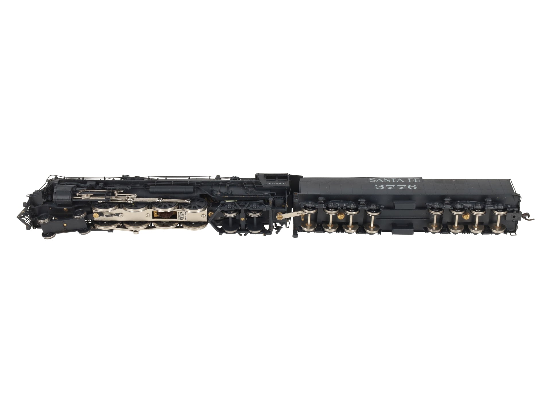 United Scale Models HO Scale BRASS ATSF 4-8-4 Steam Loco & Tender #3776/Box
