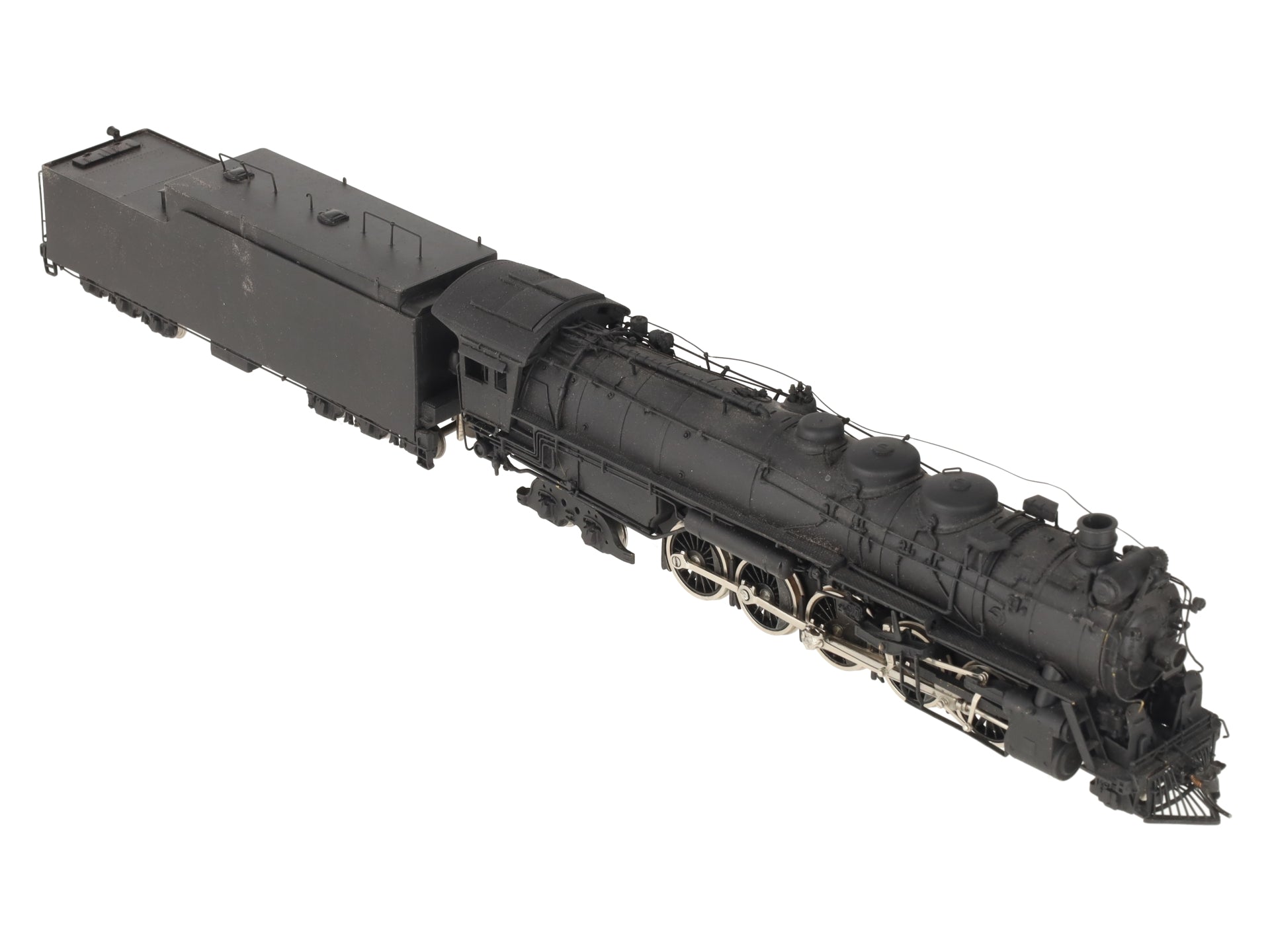 Hallmark Models HO BRASS ATSF 5000 Series Madam Queen 2-10-4 Locomotive & Tender/Box