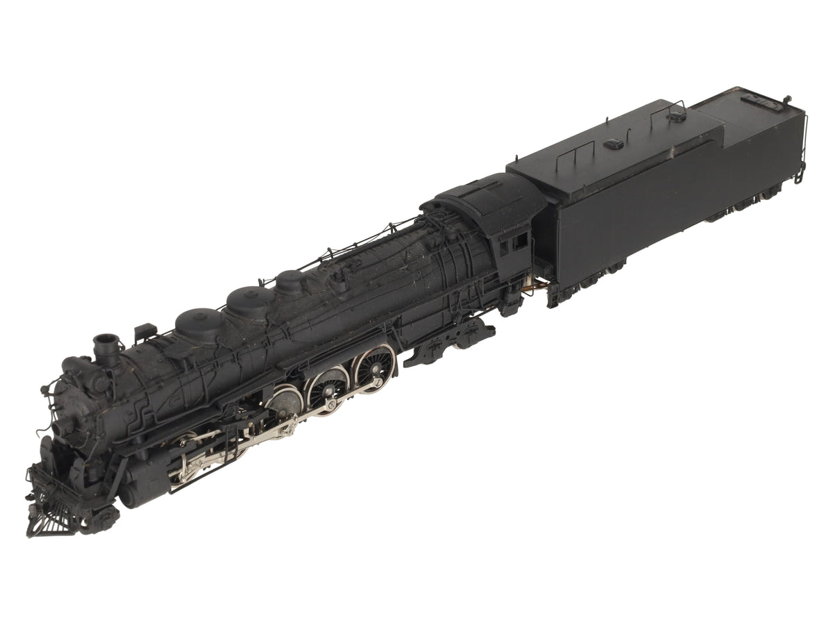 Hallmark Models HO BRASS ATSF 5000 Series Madam Queen 2-10-4 Locomotive & Tender/Box