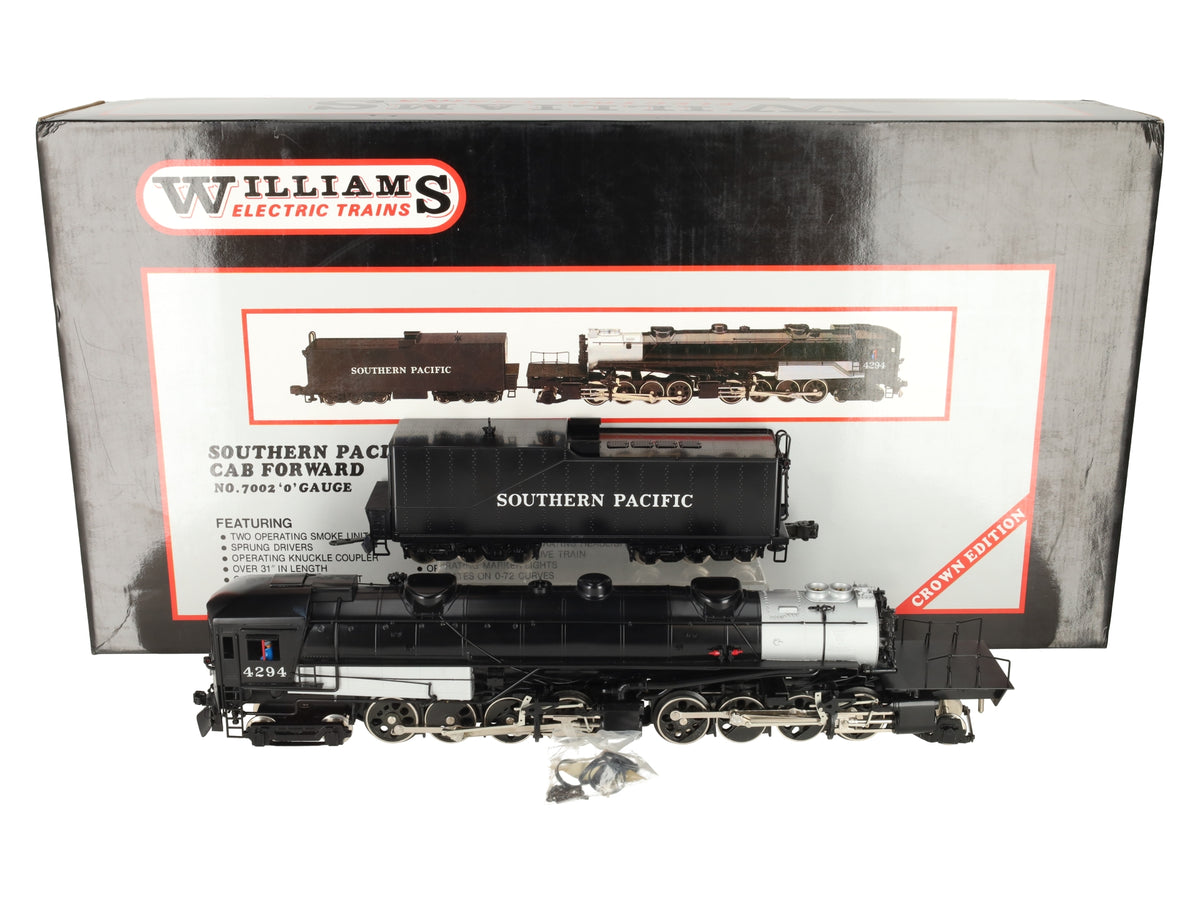Williams 7002 BRASS Southern Pacific 4-8-8-2 Cab Forward Steam Locomotive #4294 VG/Box