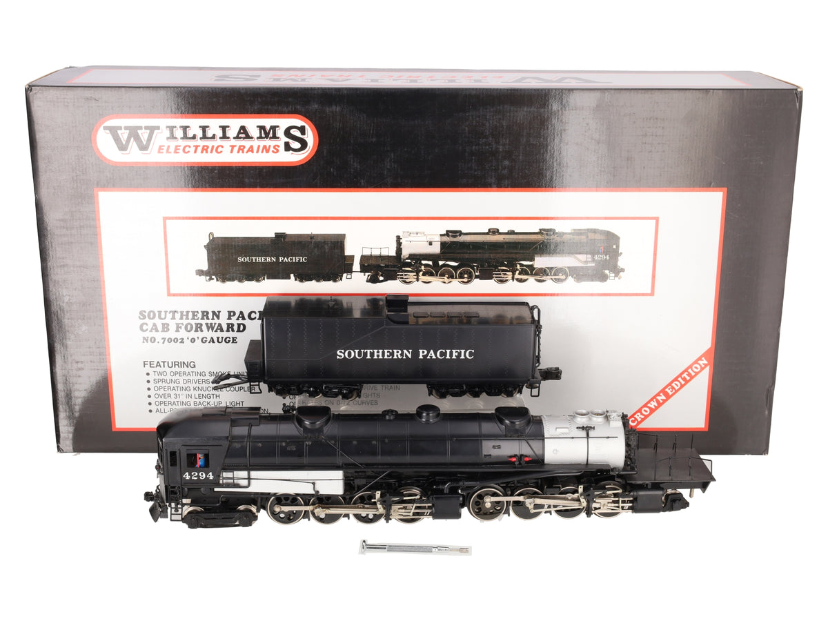 Williams 7002 BRASS Southern Pacific 4-8-8-2 Cab Forward Steam Locomotive #4294 EX/Box