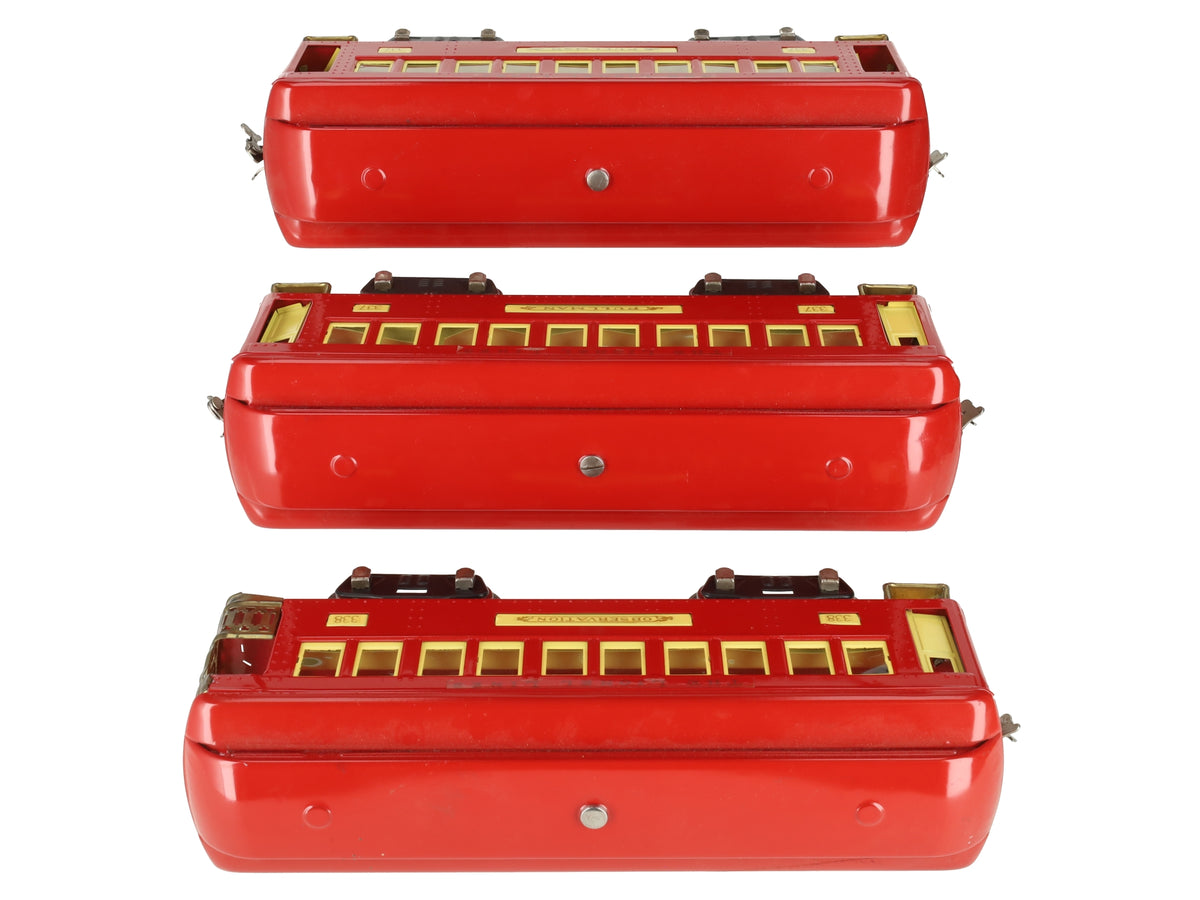 Lionel Vintage Standard Lionel Lines Pullman Passenger Cars 337, 337 & 338 [3]