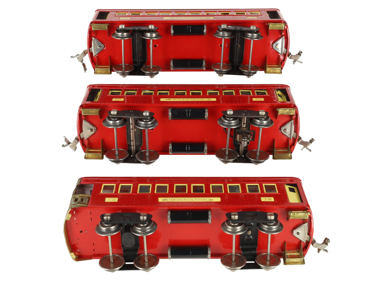 Lionel Vintage Standard Lionel Lines Pullman Passenger Cars 337, 337 & 338 [3]