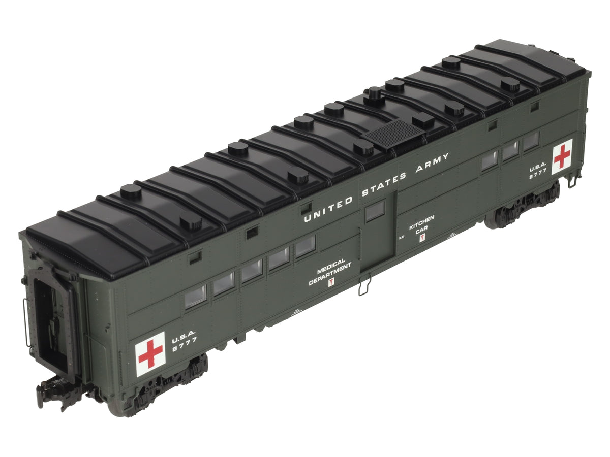 Atlas 3007706-8 O Gauge 3-Rail US Army Troop Hospital Car #8777 EX