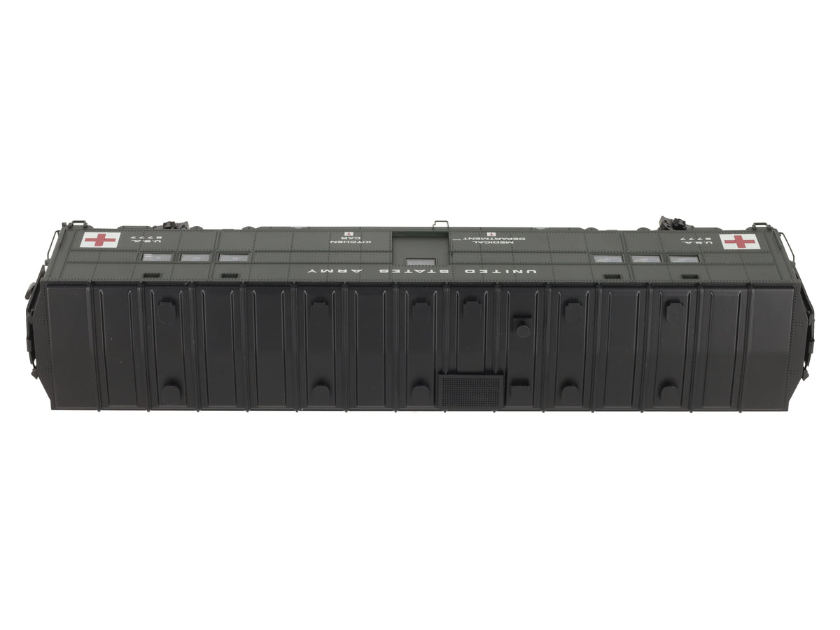 Atlas 3007706-8 O Gauge 3-Rail US Army Troop Hospital Car #8777 EX
