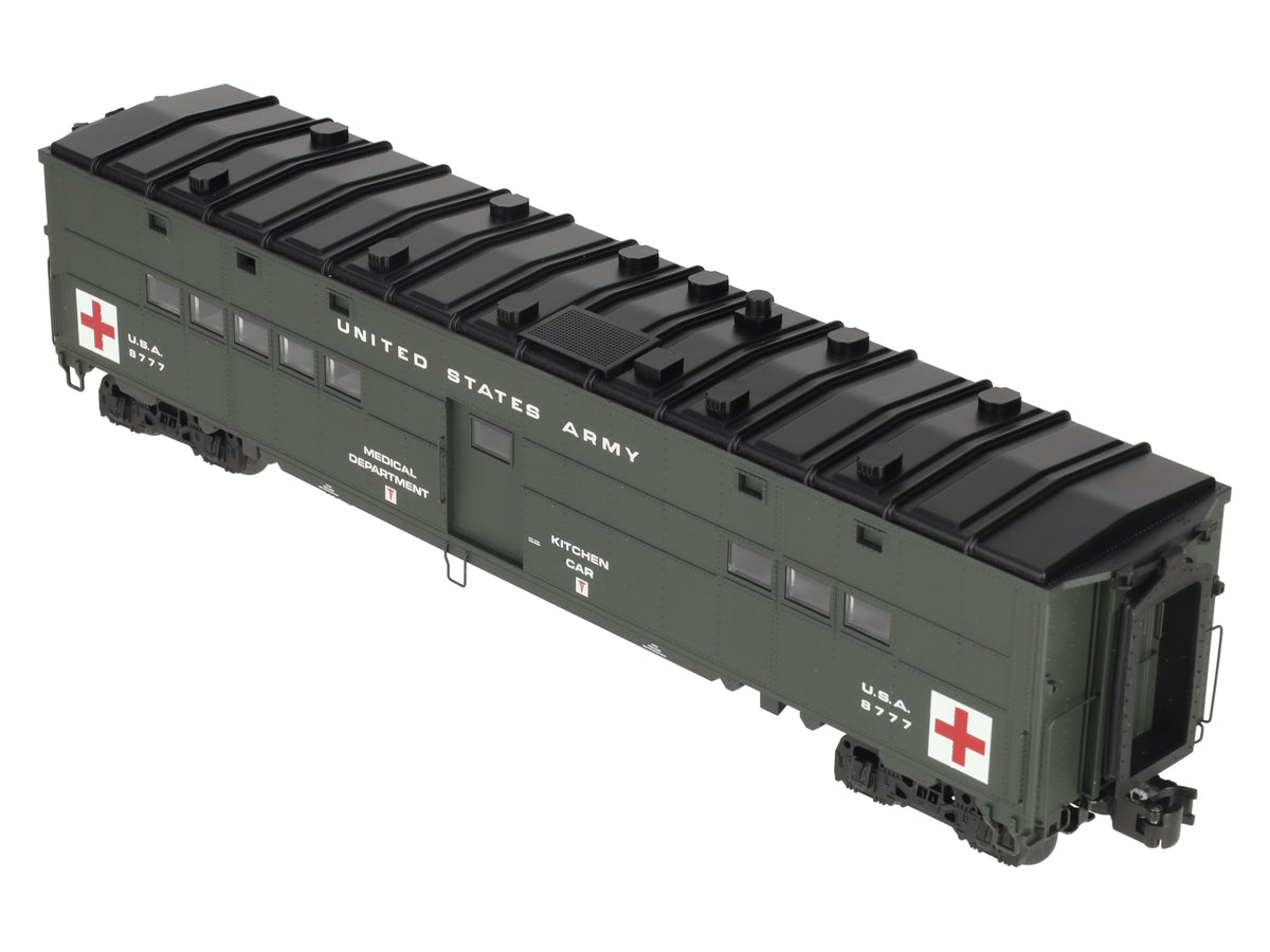 Atlas 3007706-8 O Gauge 3-Rail US Army Troop Hospital Car #8777 EX