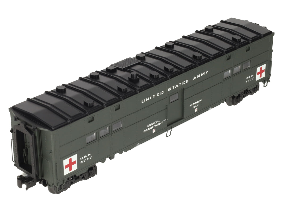 Atlas 3007706-8 O Gauge 3-Rail US Army Troop Hospital Car #8777 EX