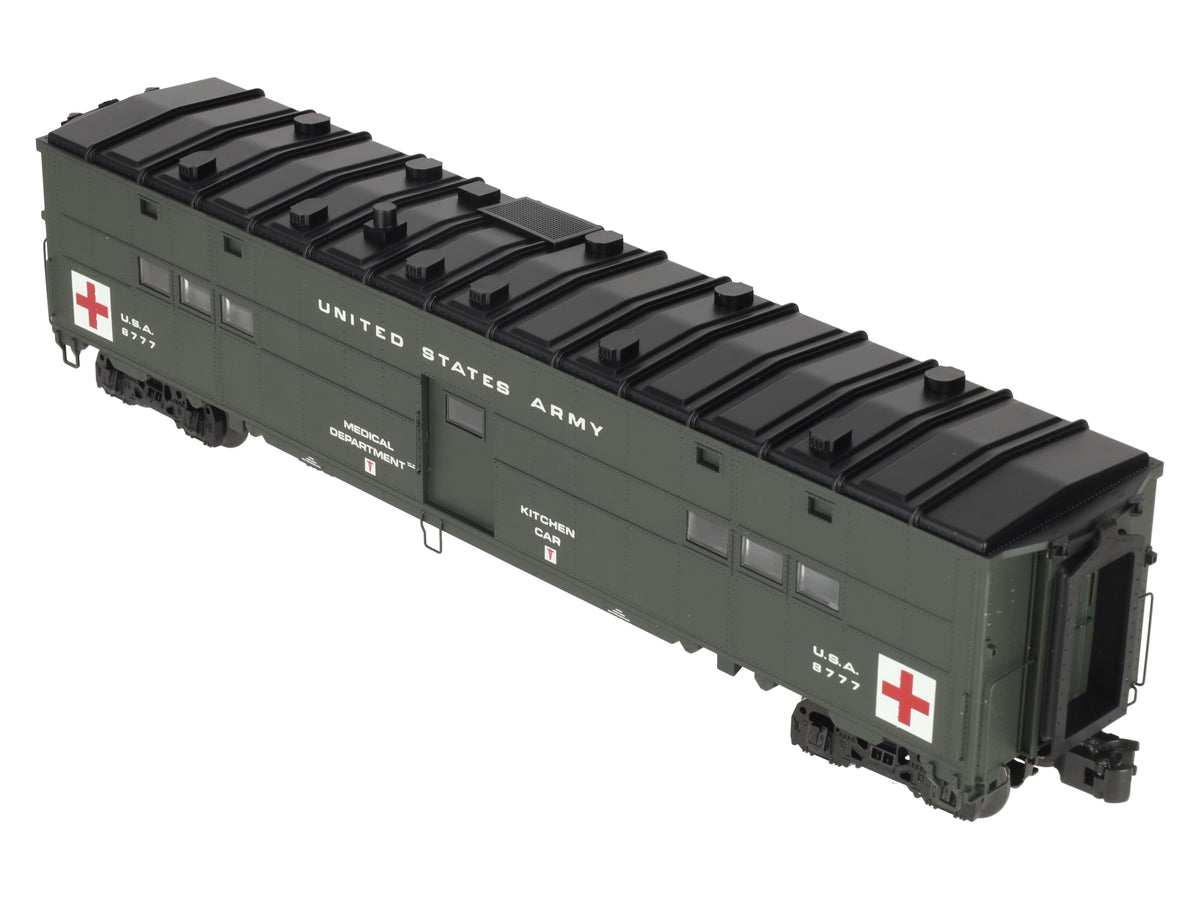 Atlas 3007706-8 O Gauge 3-Rail US Army Troop Hospital Car #8777 EX