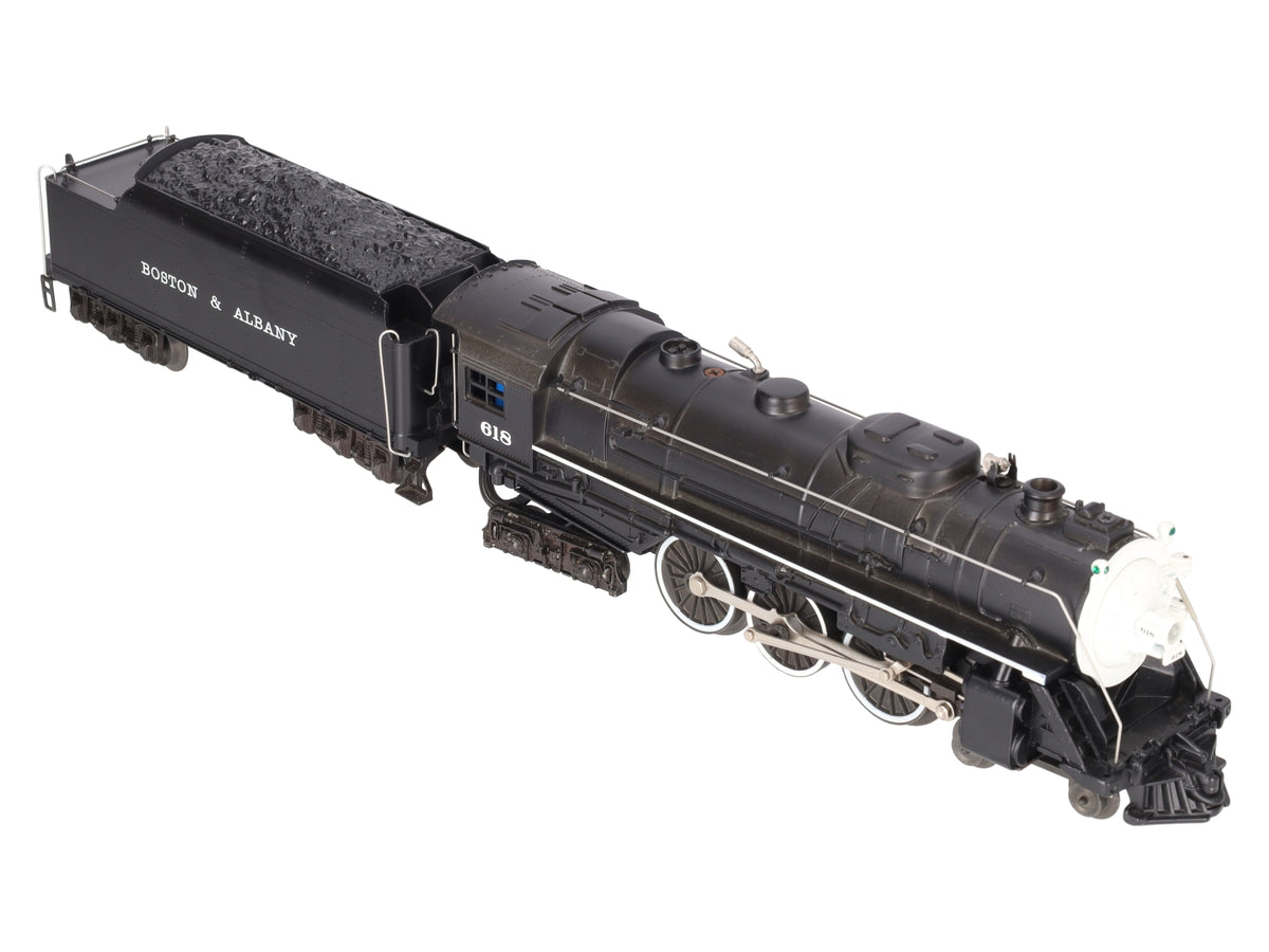 Lionel 6-18042 O B&A Hudson 4-6-4 Steam Loco & Tender #618 w/RS II -Repainted