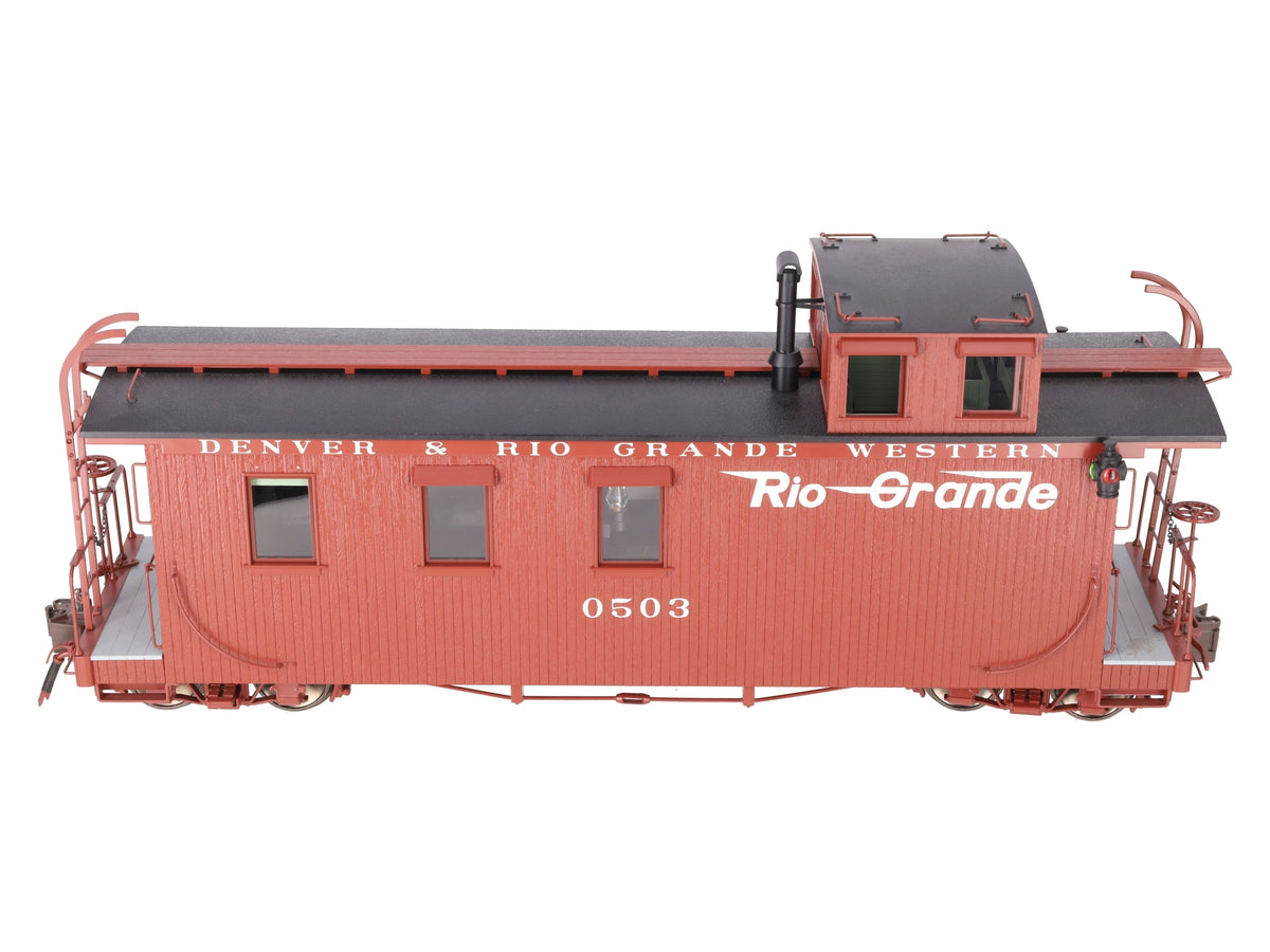 Bachmann 88797 G Spectrum D&RGW Long Caboose #0503 (Metal Wheels) VG