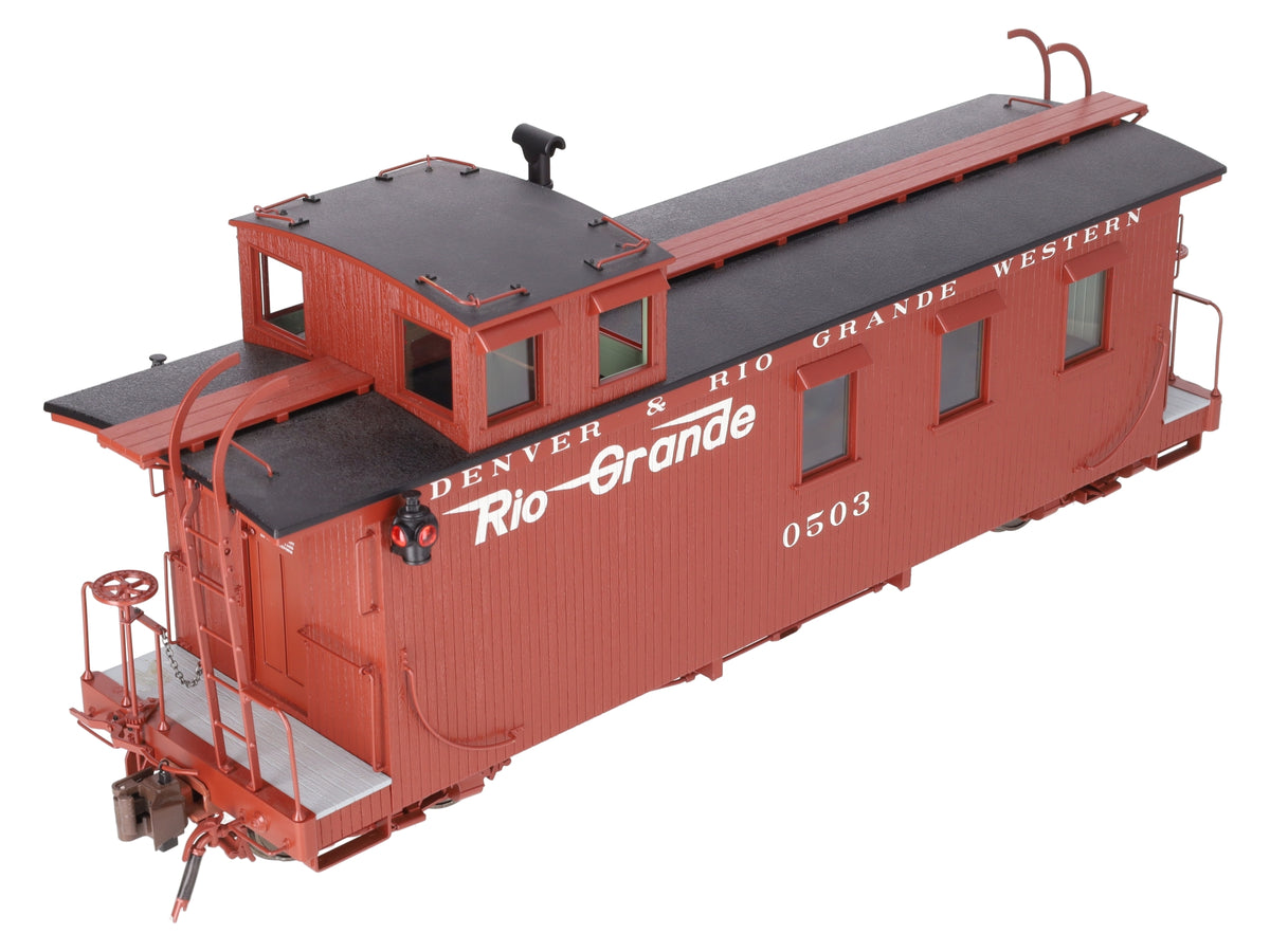 Bachmann 88797 G Spectrum D&RGW Long Caboose #0503 (Metal Wheels) VG