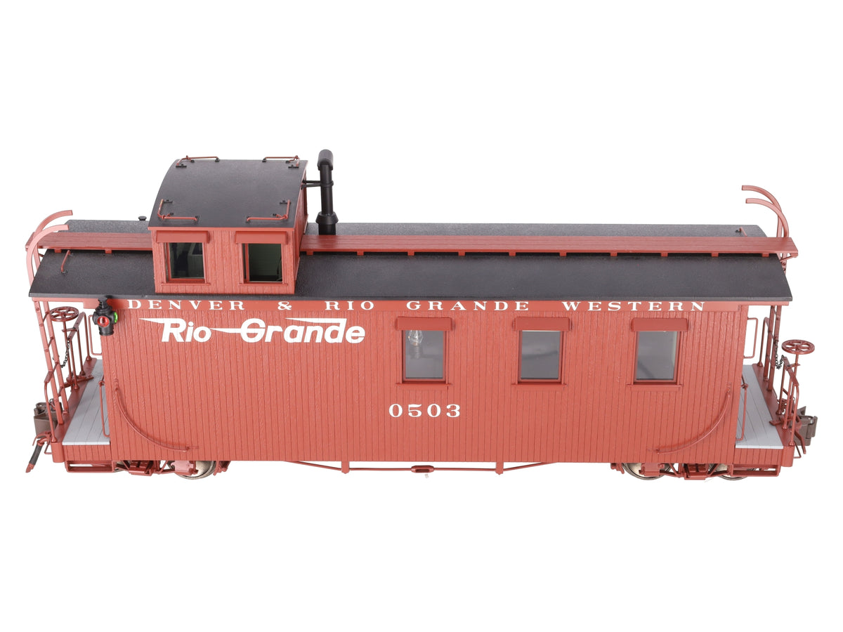 Bachmann 88797 G Spectrum D&RGW Long Caboose #0503 (Metal Wheels) VG