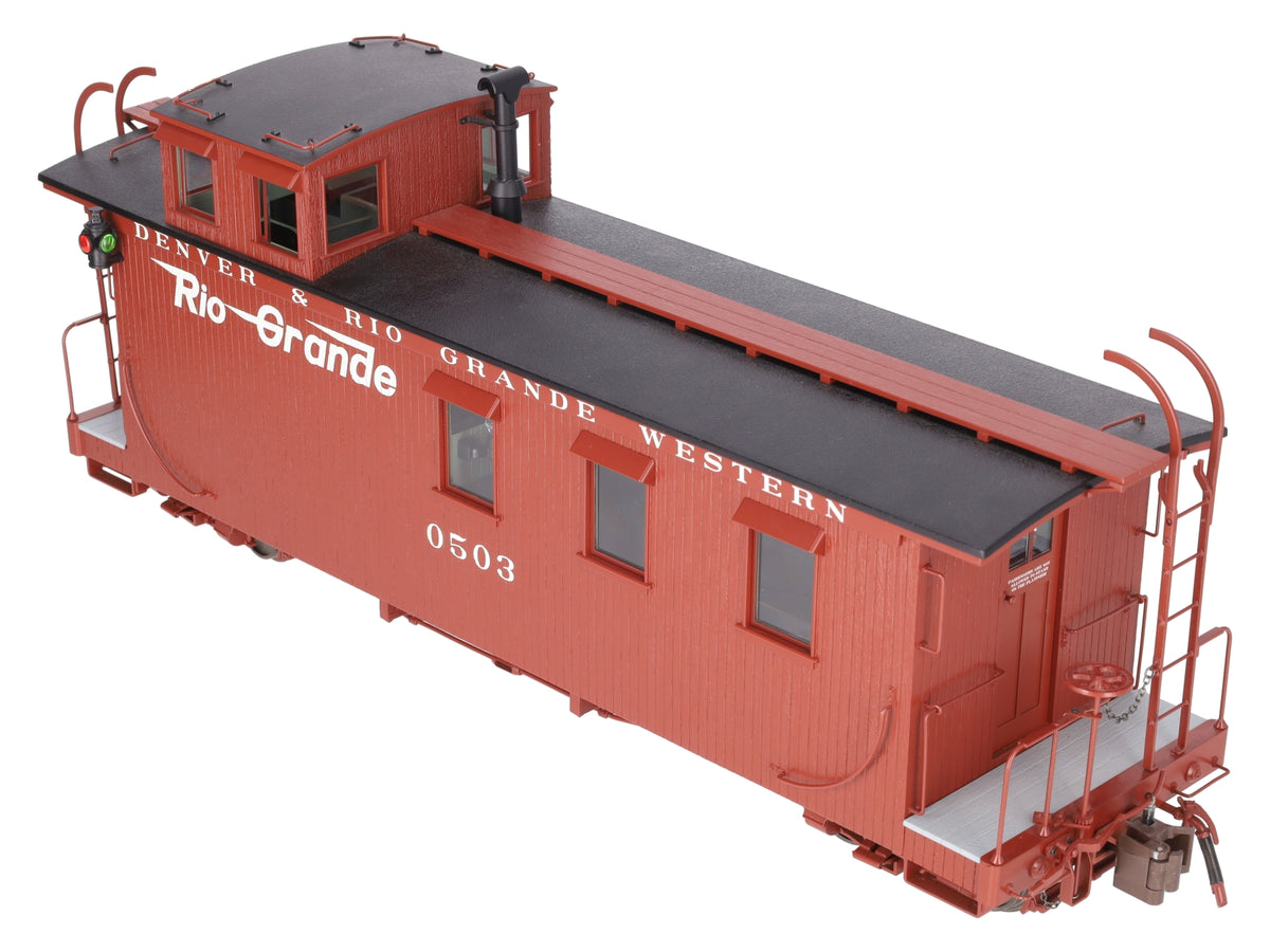 Bachmann 88797 G Spectrum D&RGW Long Caboose #0503 (Metal Wheels) VG