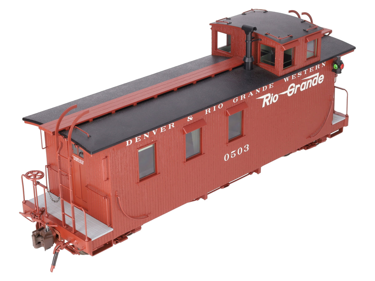 Bachmann 88797 G Spectrum D&RGW Long Caboose #0503 (Metal Wheels) VG