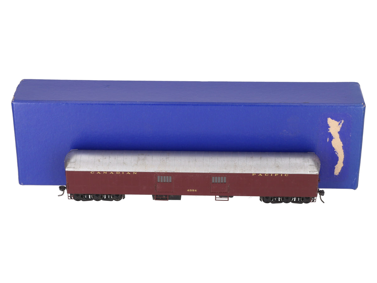 HO Scale BRASS Canadian Pacific Harriman Baggage Car- Painted