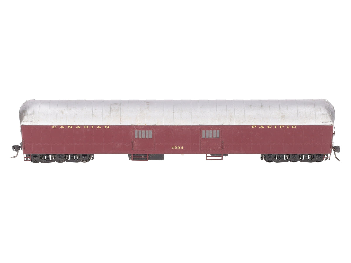HO Scale BRASS Canadian Pacific Harriman Baggage Car- Painted